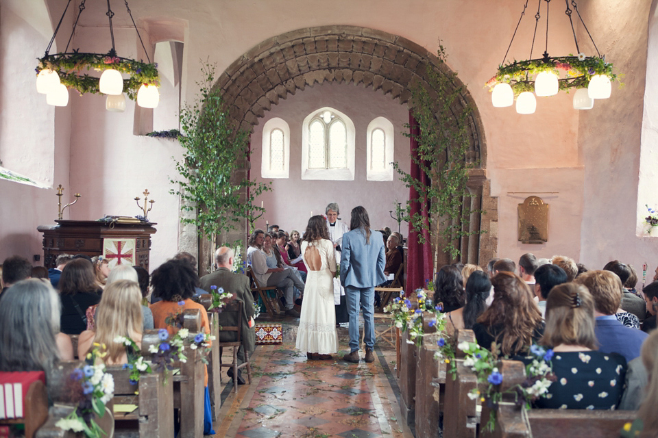 A Bohemian Summer Solistice Wedding in the Woods. Images by Pour Toujours Photography.