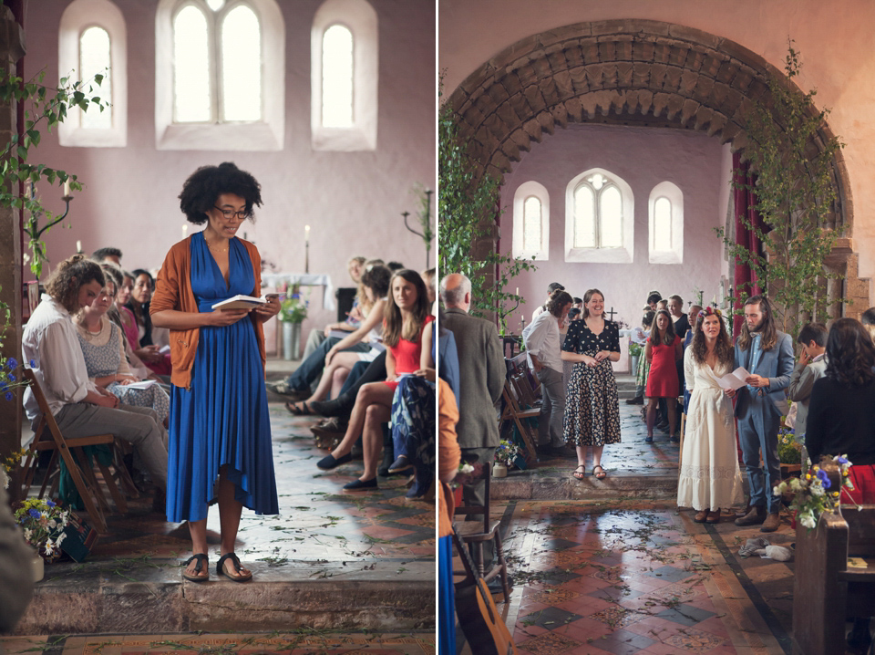 A Bohemian Summer Solistice Wedding in the Woods. Images by Pour Toujours Photography.