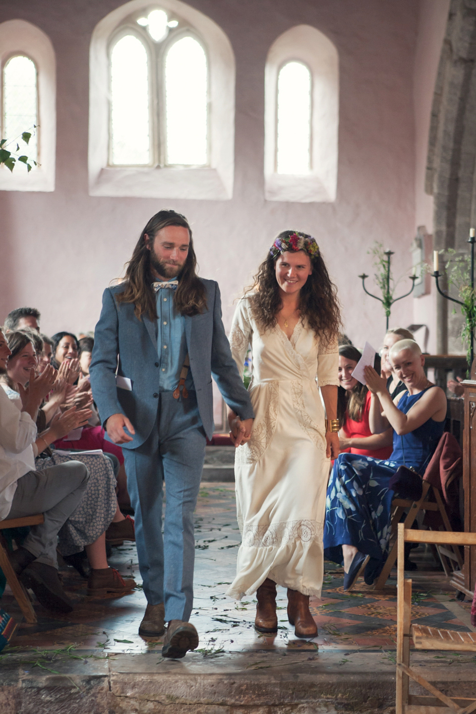 A Bohemian Summer Solistice Wedding in the Woods. Images by Pour Toujours Photography.