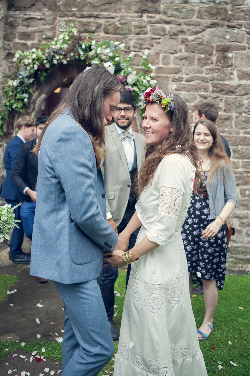 A Bohemian Summer Solistice Wedding in the Woods. Images by Pour Toujours Photography.