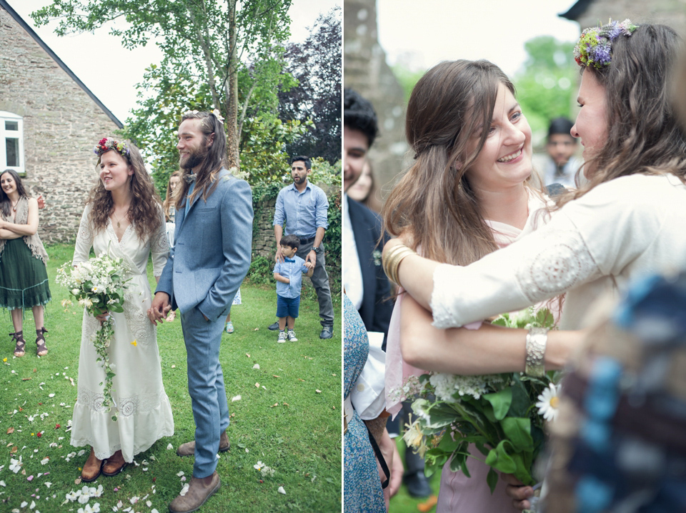 A Bohemian Summer Solistice Wedding in the Woods. Images by Pour Toujours Photography.