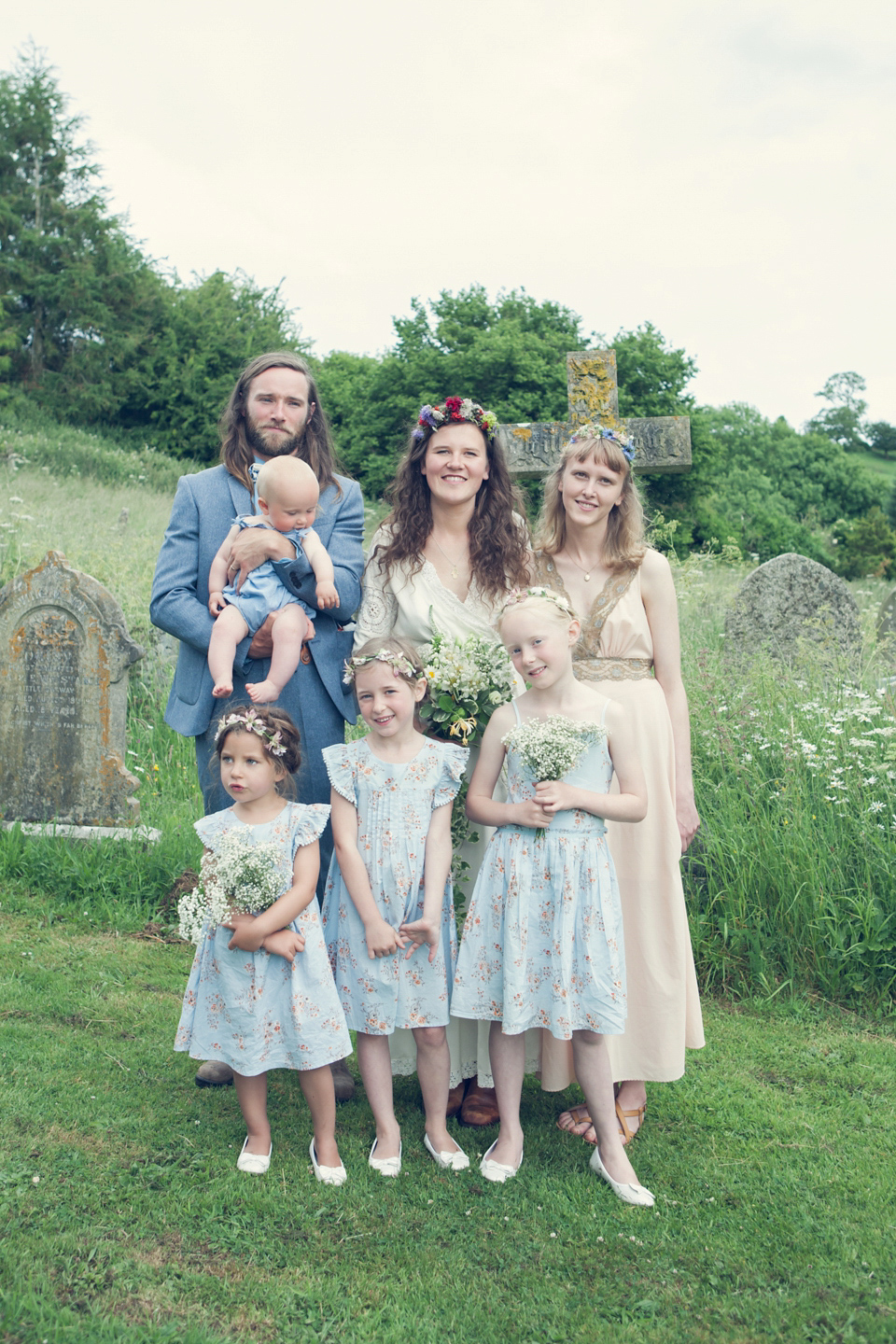 A Bohemian Summer Solistice Wedding in the Woods. Images by Pour Toujours Photography.