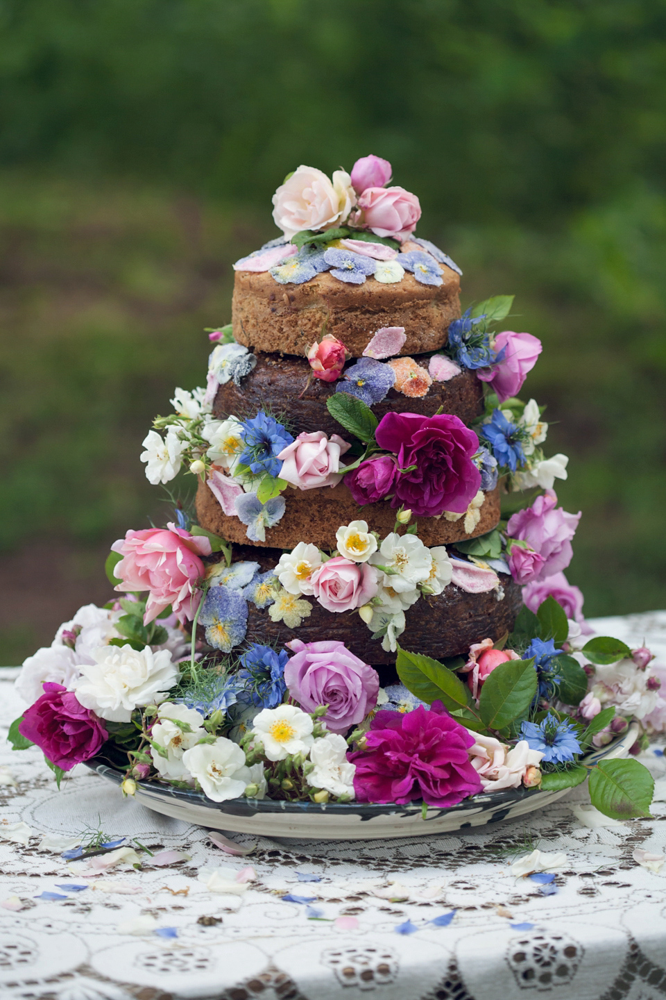 A Bohemian Summer Solistice Wedding in the Woods. Images by Pour Toujours Photography.