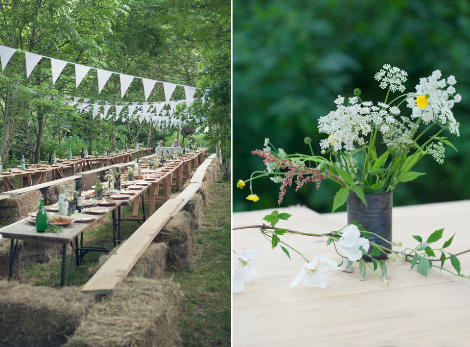 A Bohemian Summer Solistice Wedding in the Woods. Images by Pour Toujours Photography.