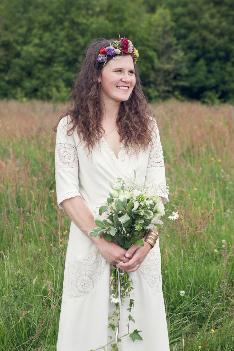 A Bohemian Summer Solistice Wedding in the Woods. Images by Pour Toujours Photography.