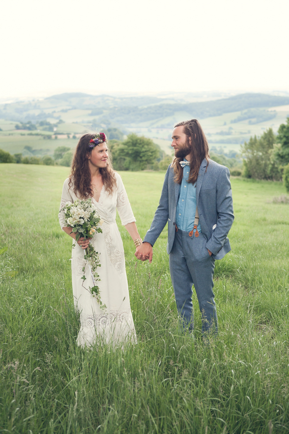 A Bohemian Summer Solistice Wedding in the Woods. Images by Pour Toujours Photography.