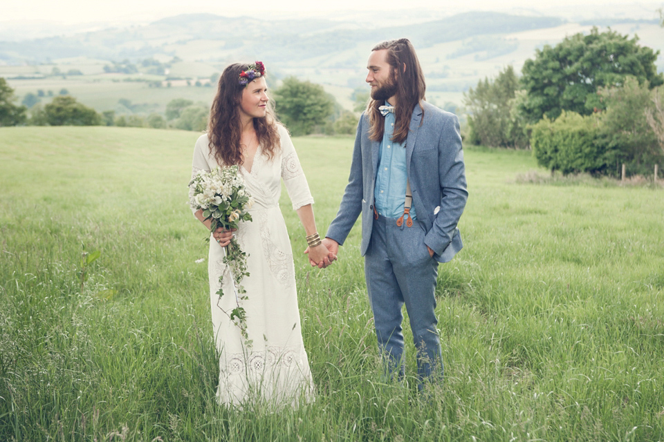 A Bohemian Summer Solistice Wedding in the Woods. Images by Pour Toujours Photography.