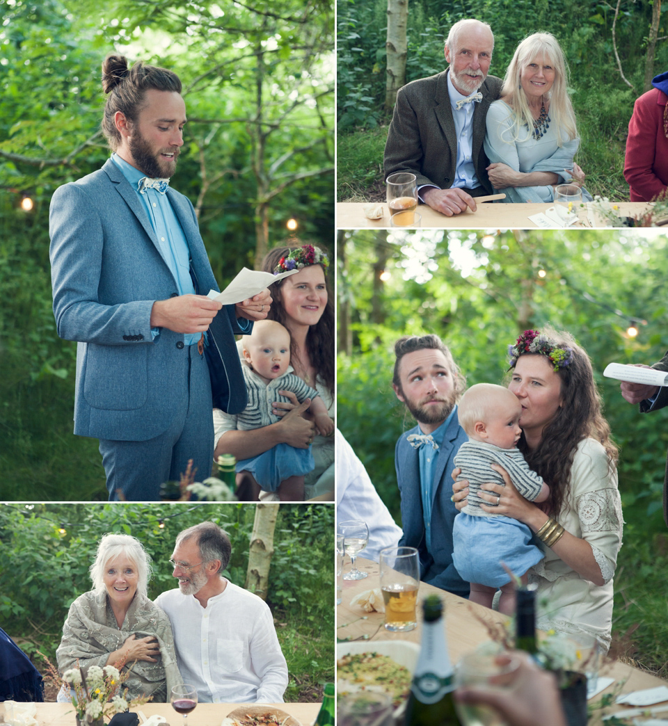 A Bohemian Summer Solistice Wedding in the Woods. Images by Pour Toujours Photography.