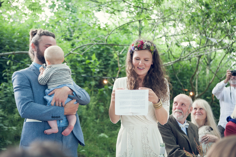 A Bohemian Summer Solistice Wedding in the Woods. Images by Pour Toujours Photography.