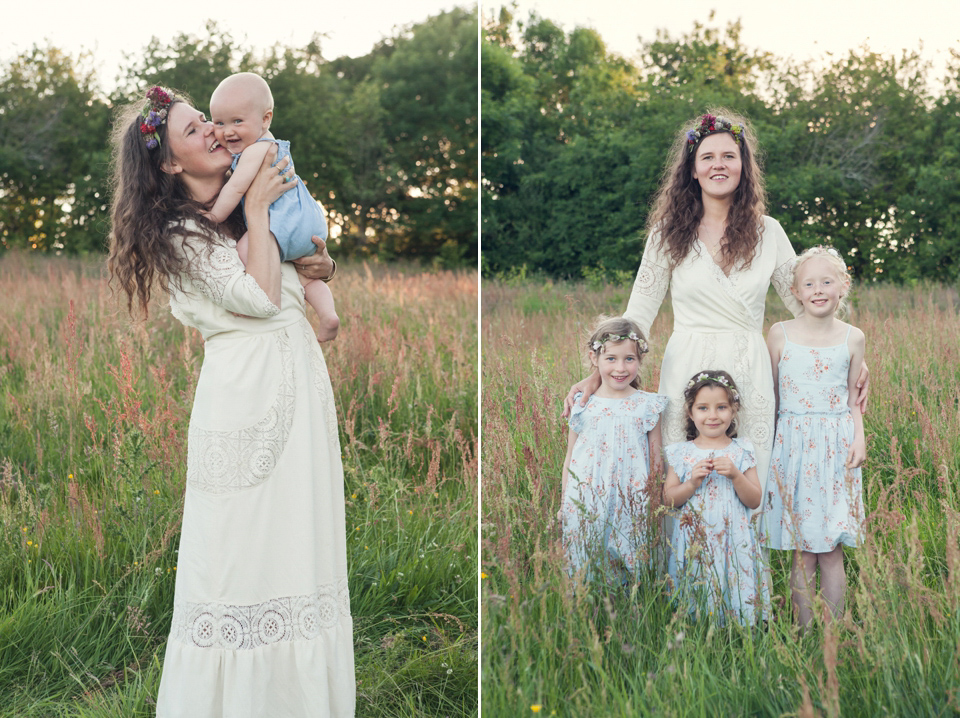A Bohemian Summer Solistice Wedding in the Woods. Images by Pour Toujours Photography.