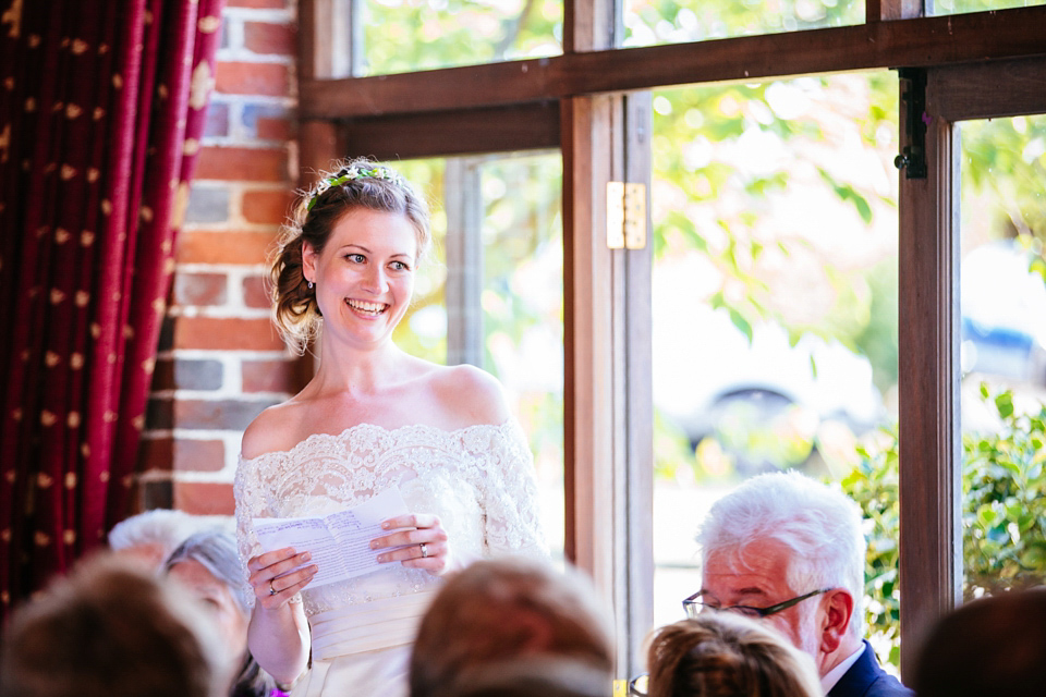 An elegant and relaxed homespun barn wedding in the Sussex Downs. Photography by Sarah Legge.