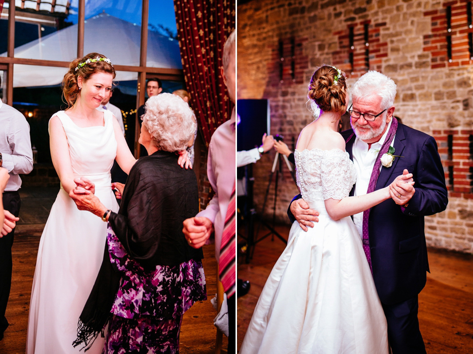 An elegant and relaxed homespun barn wedding in the Sussex Downs. Photography by Sarah Legge.