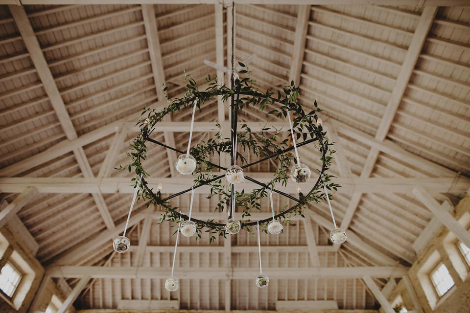 A David Fielden gown for a relaxed and nature inspired Humanist wedding at Coo Cathedral in the Scottish Highlands. Photography by The Curries.