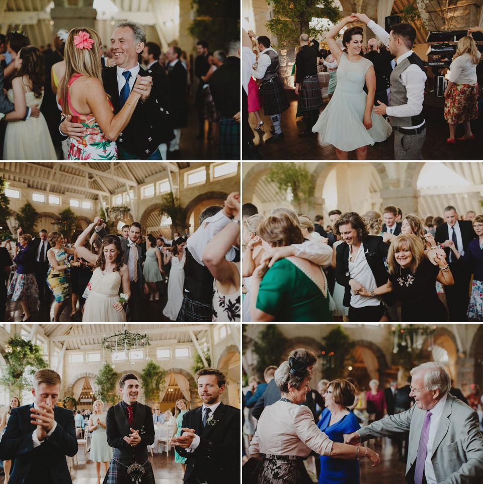 A David Fielden gown for a relaxed and nature inspired Humanist wedding at Coo Cathedral in the Scottish Highlands. Photography by The Curries.