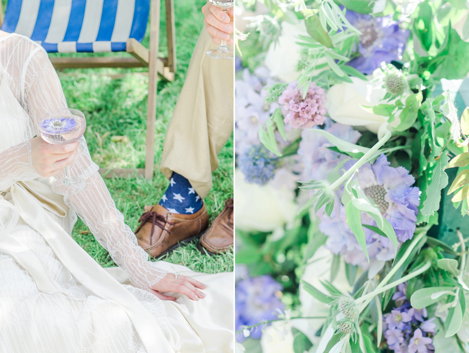 English literature inspired, romantic and elegant bridal style. Photography by Anaïs Stoelen.
