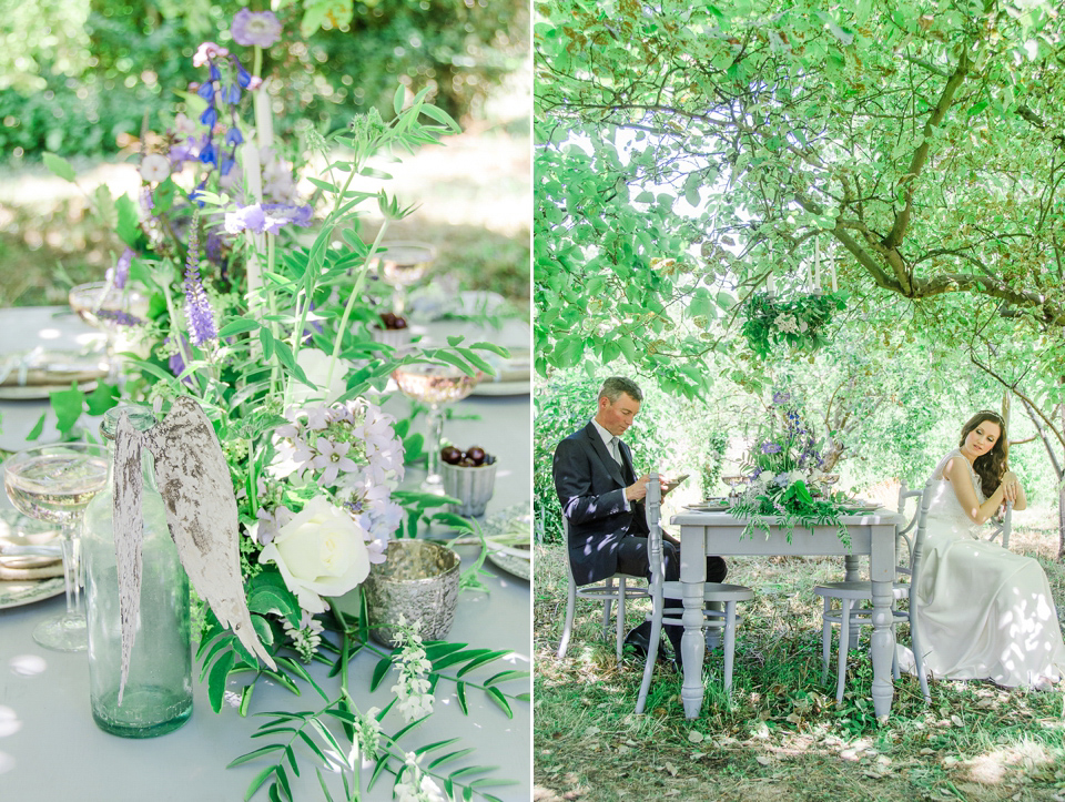 English literature inspired, romantic and elegant bridal style. Photography by Anaïs Stoelen.