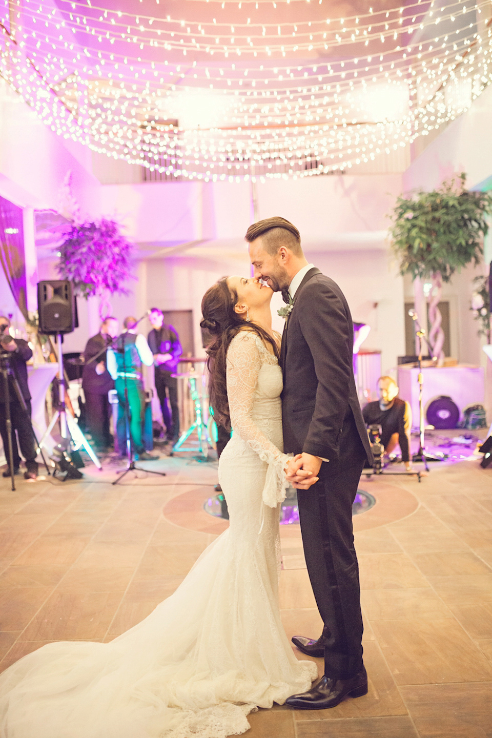 A Galia Lahav gown for glamorous Summer wedding at Durham Cathedral. Photography by Katy Melling.