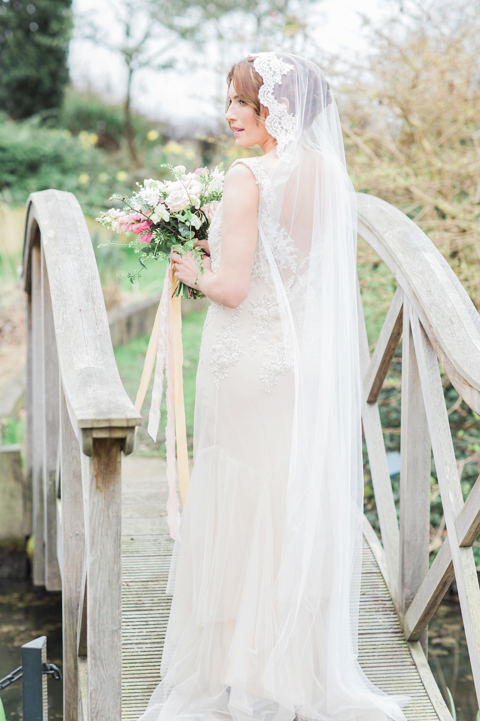 Rose Quartz & Serenity: Bridal Style with Pantone Colours of the Year for 2016. Photography by Sophie Stimpson.