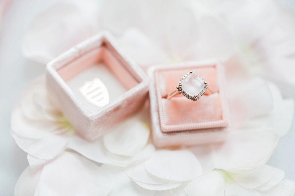 Rose Quartz & Serenity: Bridal Style with Pantone Colours of the Year for 2016. Photography by Sophie Stimpson.