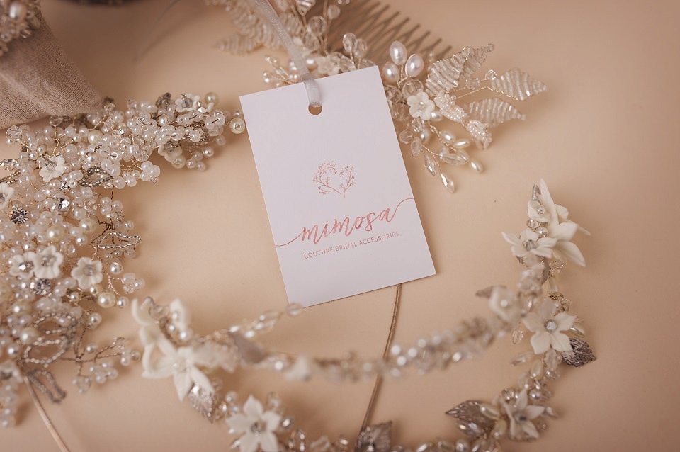 Introducing Mimosa Couture Bridal Accessories - modern, versatile and rRomantic wedding headpieces.