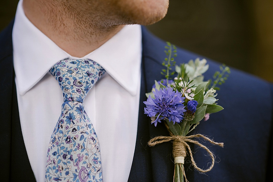 A sweet Dessy bride and her maids in pretty purple for a floral wedding in London. Lily Sawyer Photography.