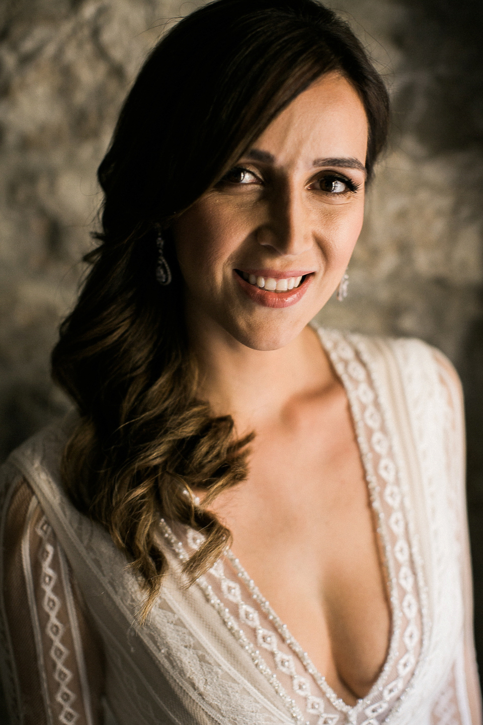 Nataly wore a glamorous Inbal Dror gown for her Midsummer Nights Dream inspired wedding in Croatia. Photography by LIfe Stories Wedding.