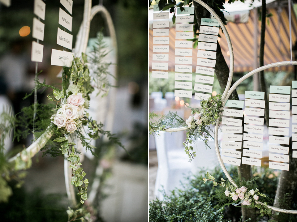 Nataly wore a glamorous Inbal Dror gown for her Midsummer Nights Dream inspired wedding in Croatia. Photography by LIfe Stories Wedding.