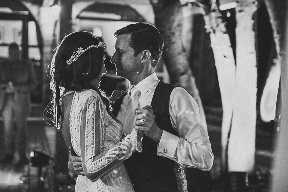 Nataly wore a glamorous Inbal Dror gown for her Midsummer Nights Dream inspired wedding in Croatia. Photography by LIfe Stories Wedding.