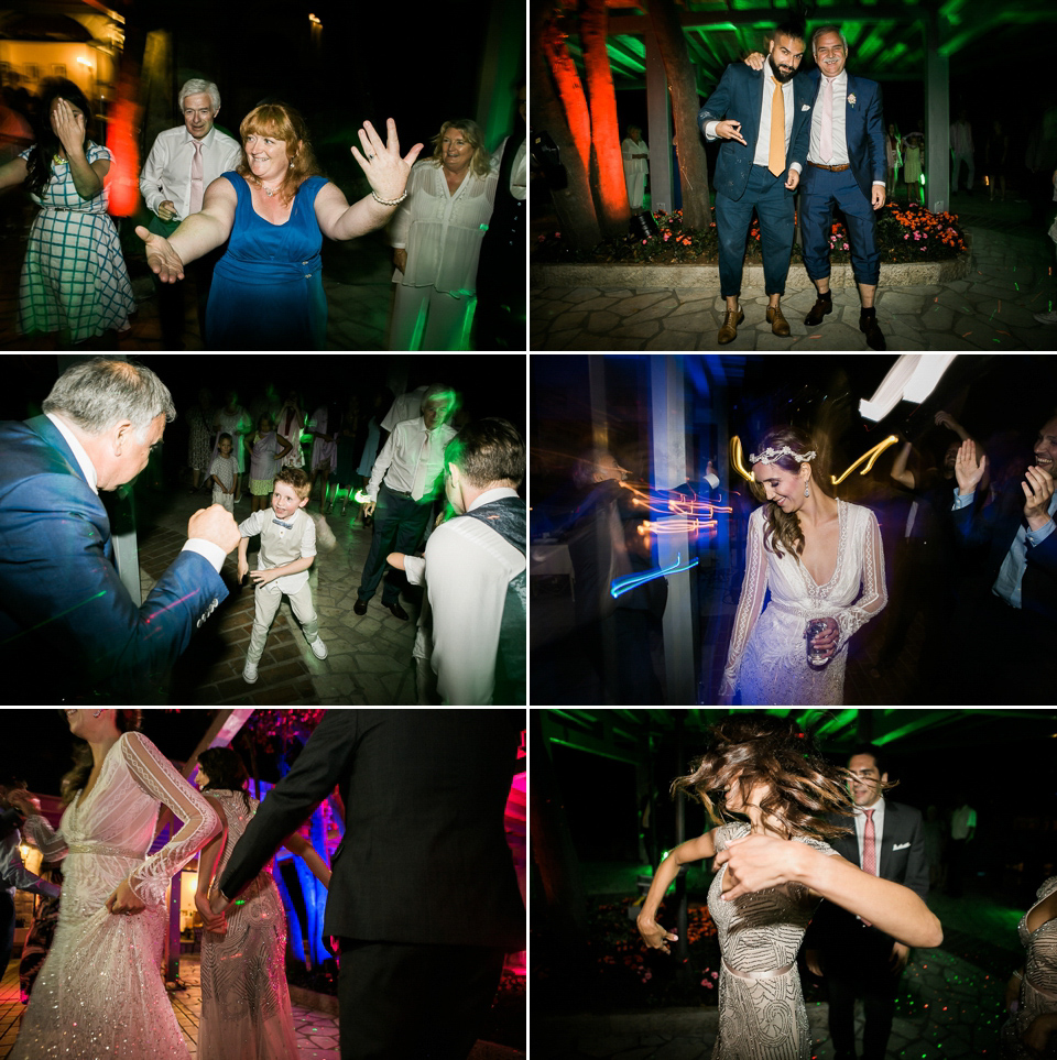 Nataly wore a glamorous Inbal Dror gown for her Midsummer Nights Dream inspired wedding in Croatia. Photography by LIfe Stories Wedding.