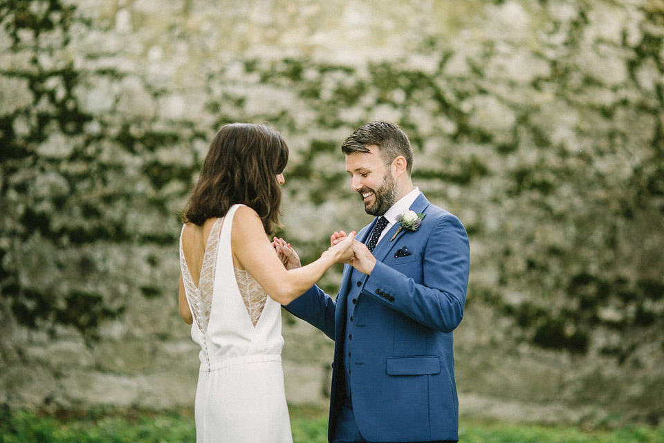 Deirdre wore a Rime Arodaky gown for her laid back, relaxed and rustic wedding in France. Images by This Modern Love Photography and Tomasz Wagner.