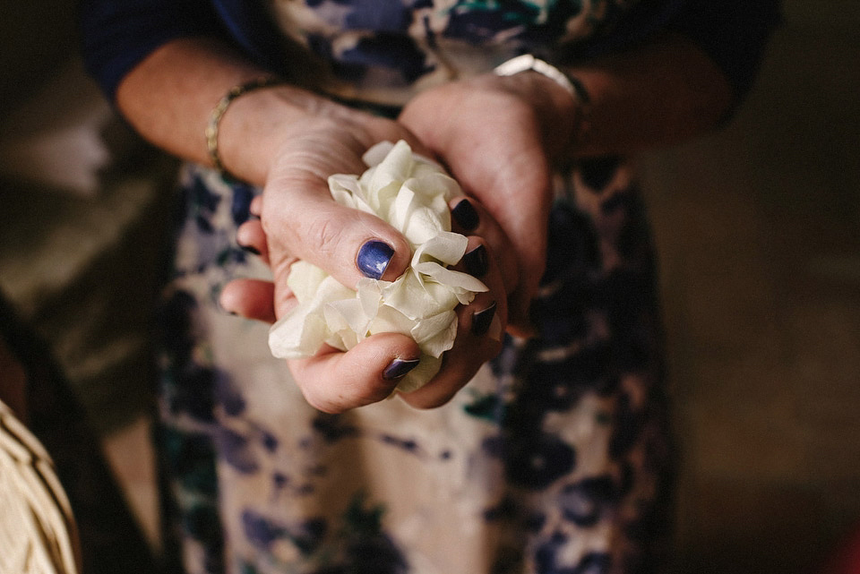 Deirdre wore a Rime Arodaky gown for her laid back, relaxed and rustic wedding in France. Images by This Modern Love Photography and Tomasz Wagner.