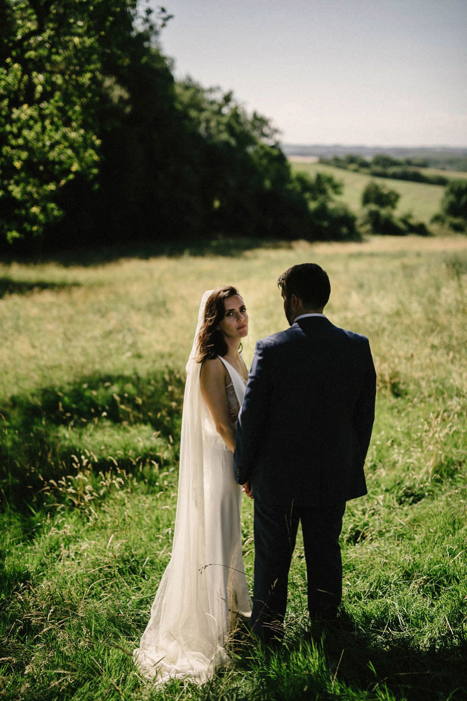 Deirdre wore a Rime Arodaky gown for her laid back, relaxed and rustic wedding in France. Images by This Modern Love Photography and Tomasz Wagner.