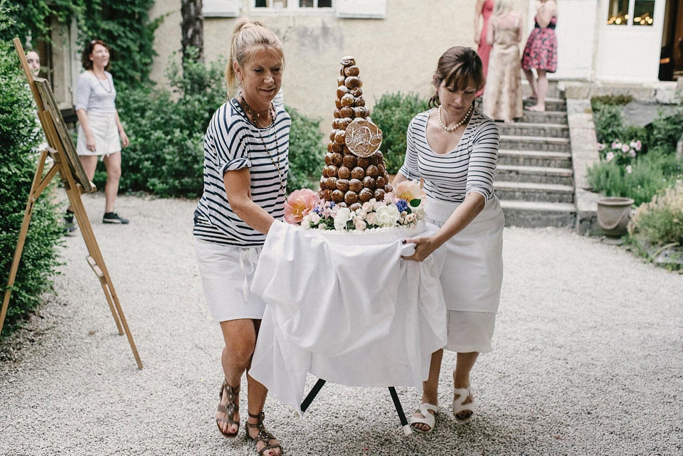 Deirdre wore a Rime Arodaky gown for her laid back, relaxed and rustic wedding in France. Images by This Modern Love Photography and Tomasz Wagner.