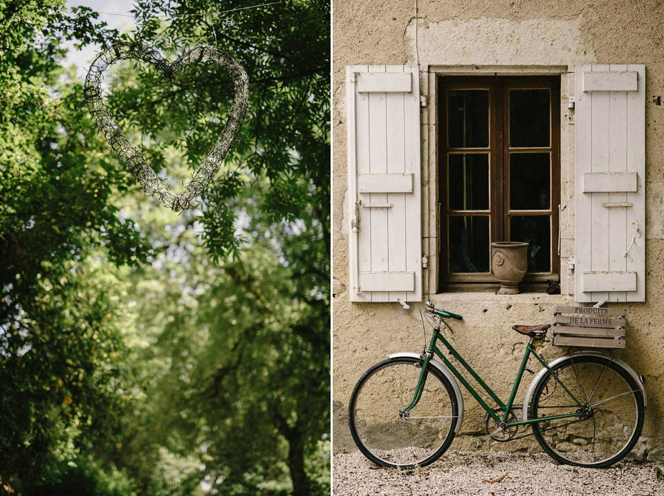 Deirdre wore a Rime Arodaky gown for her laid back, relaxed and rustic wedding in France. Images by This Modern Love Photography and Tomasz Wagner.