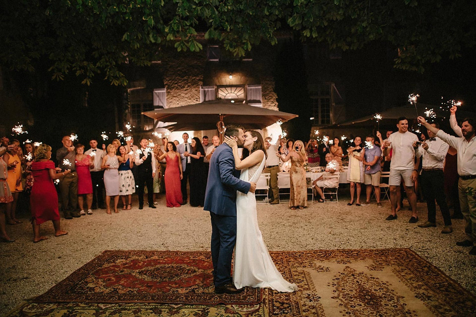 Deirdre wore a Rime Arodaky gown for her laid back, relaxed and rustic wedding in France. Images by This Modern Love Photography and Tomasz Wagner.