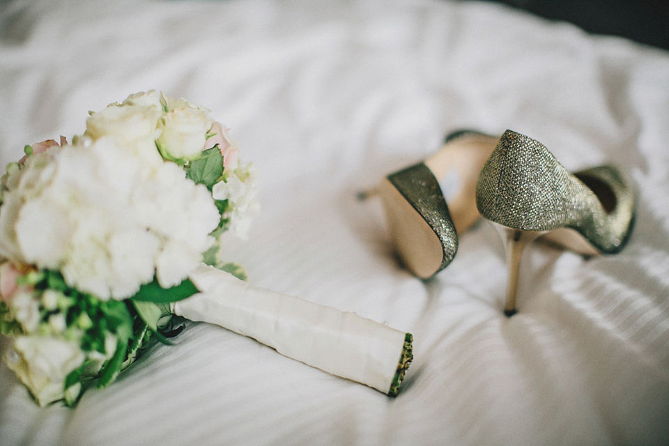 An Essense of Australia gown for a Caribbean Nigerial fusion wedding in London. Photography by Nicholas Lau.