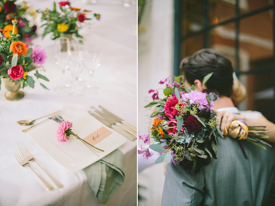 Wildflowers in the ciy - a bridal inspiration shoot sylted and conceived by Holden Bespoke. Images by M&J Photography.