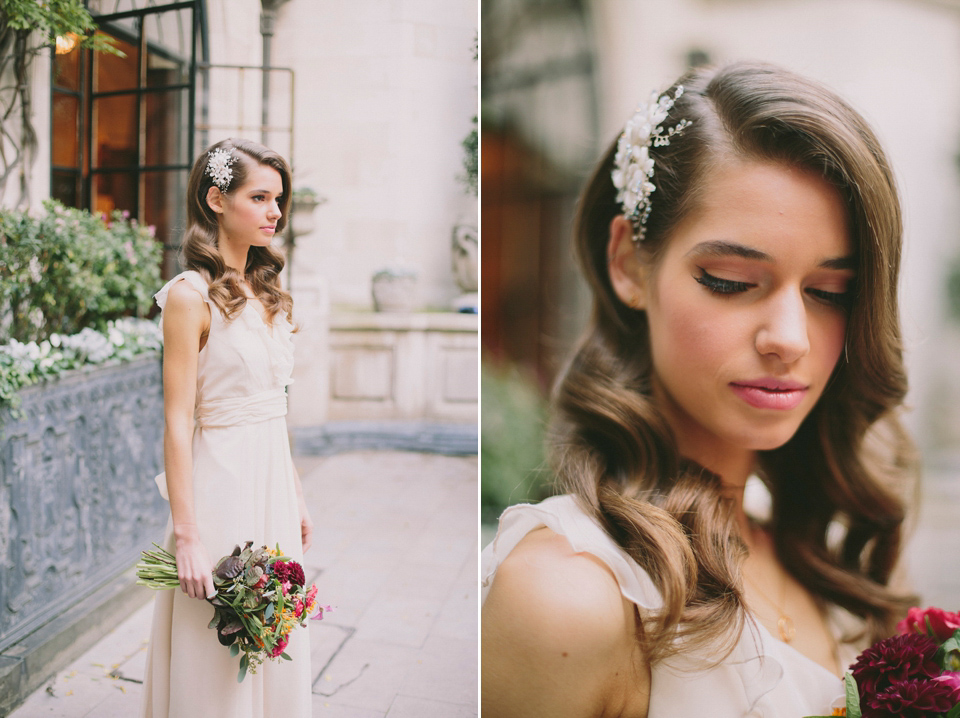 Wildflowers in the ciy - a bridal inspiration shoot sylted and conceived by Holden Bespoke. Images by M&J Photography.