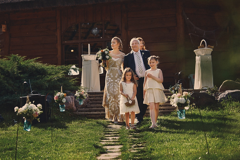 A Rue de Seine gown for a rustic, outdoor wedding in Poland. Photography by Slawomir Gubula. A Rue de Seine gown for a rustic, outdoor wedding in Poland. Photography by Slawomir Gubula.
