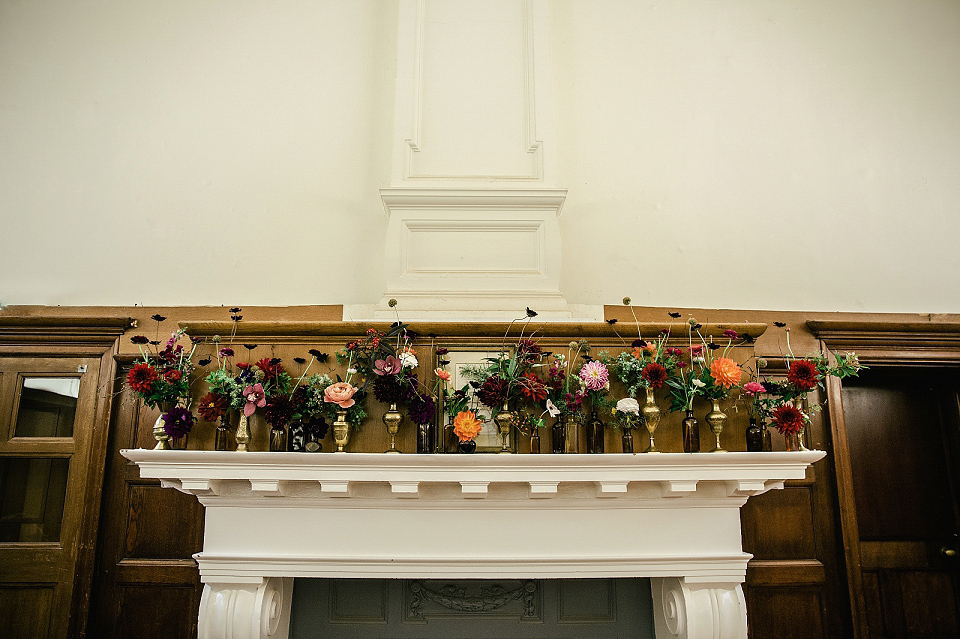 Alexa wears Halfpenny London for her Autumn wedding in London. Photography by Kat Hill.