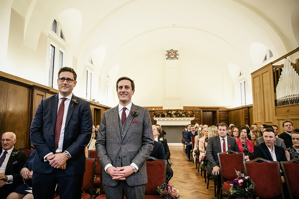 Alexa wears Halfpenny London for her Autumn wedding in London. Photography by Kat Hill.