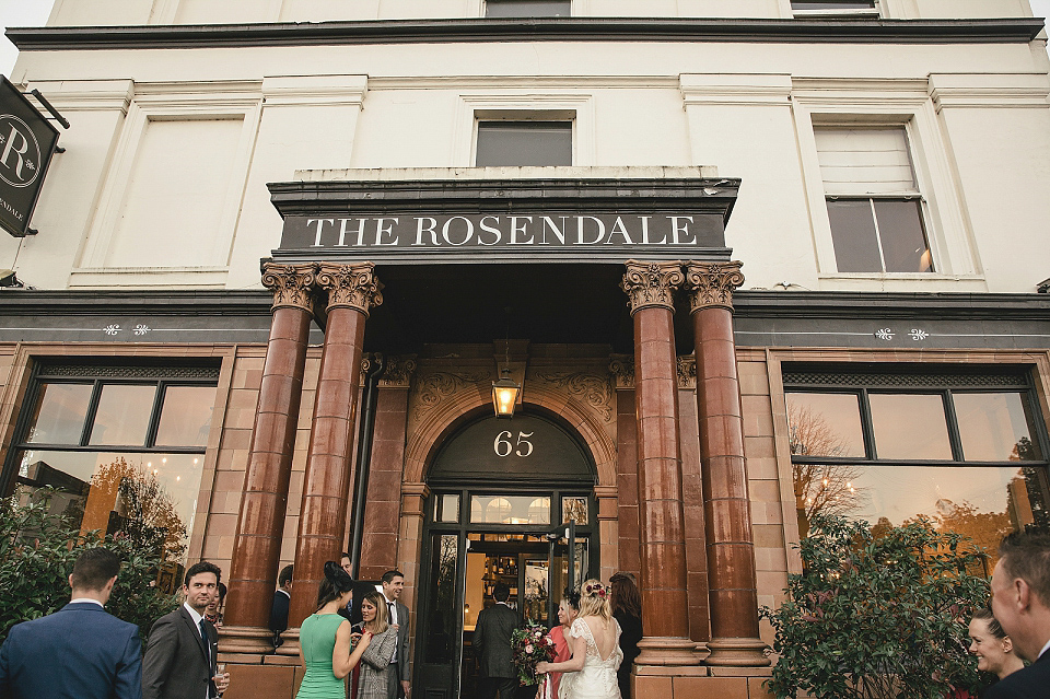 Alexa wears Halfpenny London for her Autumn wedding in London. Photography by Kat Hill.