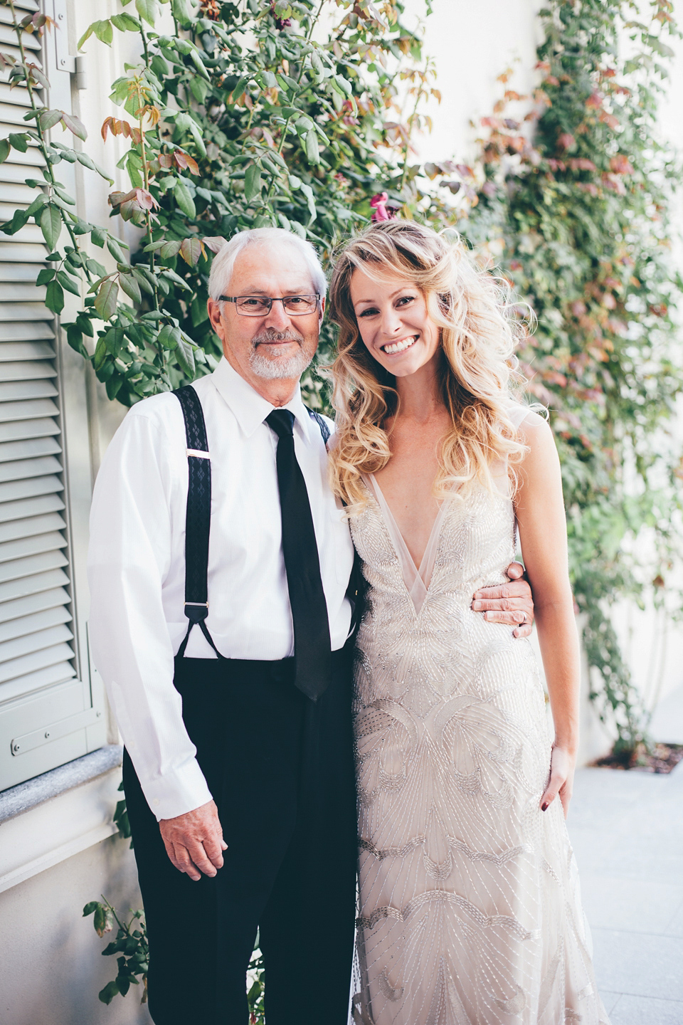 Katherine wore the Gianna Marie gown for her Vanity Fair inspired glamorous destination wedding in the Italian countryside. Photography by James Allan.