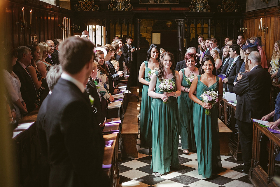 Rachel wears a Lusan Mandongus gown for her Durham Castle Wedding. 2Tone Creative Photography.