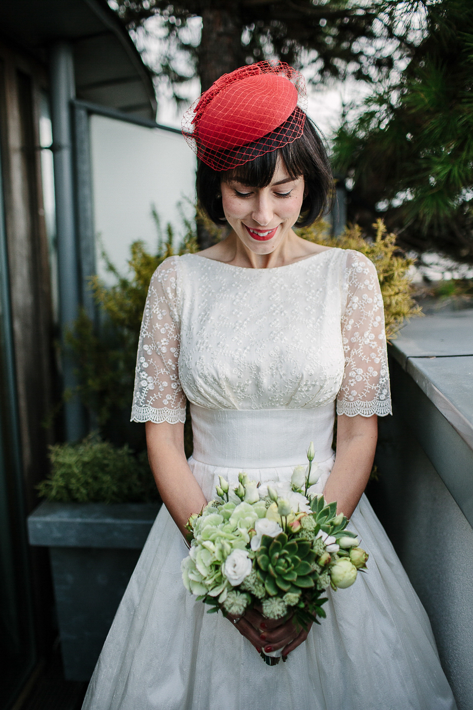 A Red Pillbox Hat and Swedish Hasbeens 