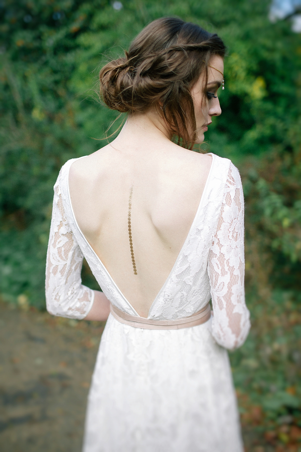 Beautiful 70's inspiration for the stylish modern bride. Styling by Cicily bridal using Halfpenny London and Charlie Brear gowns. Accessories by Debbie Carlisle. Photography by Jess Petrie.