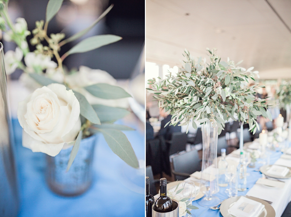 An Emelia Wickstead jumpsuit for a modern day wedding at the Baltic Centre for Contemporary Arts. Photography by Katy Melling.