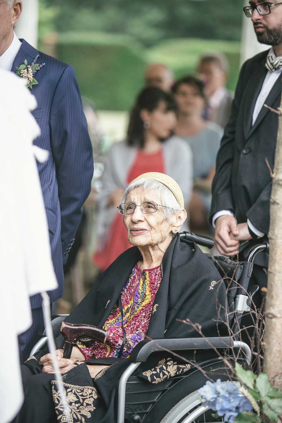 A modern Jewish wedding - the bride wears a gown by Wilden Bride. Photography by Kat Hill.