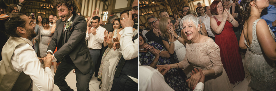 A modern Jewish wedding - the bride wears a gown by Wilden Bride. Photography by Kat Hill.