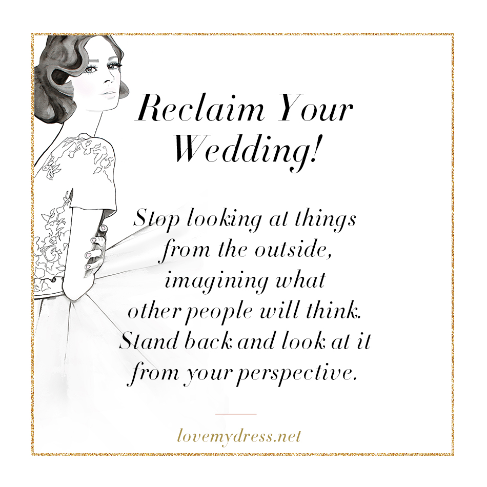 reclaim your wedding